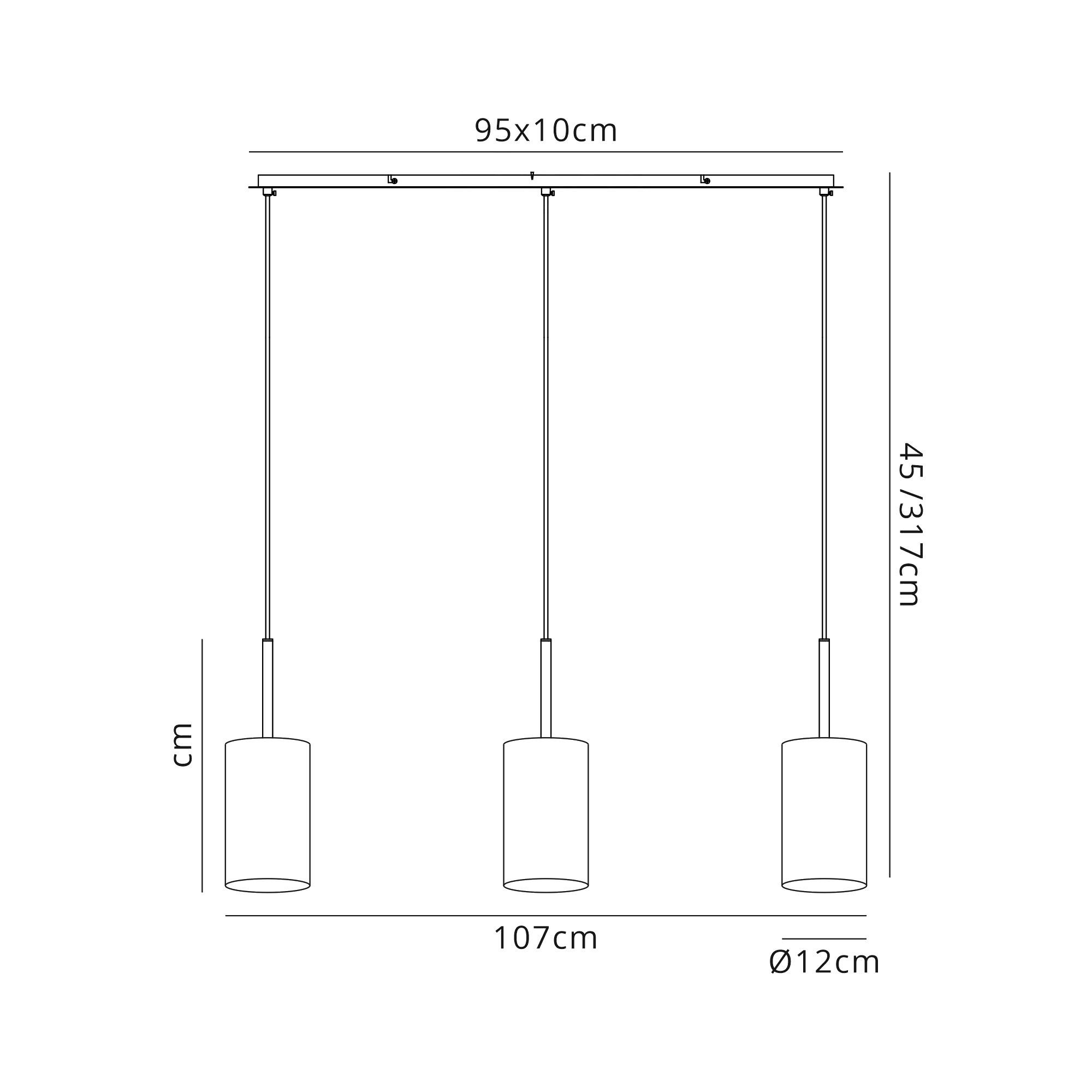 Baymont AB BL Ceiling Lights Deco Linear Fittings